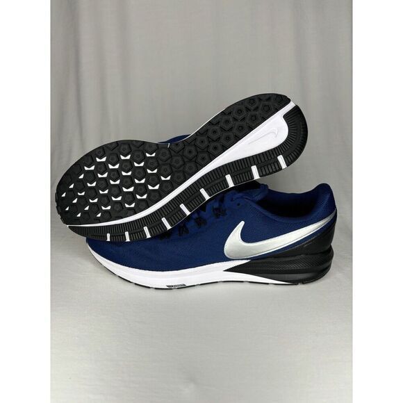 Nike Men\'s Air Zoom Structure 22 Dynamic Support Running Shoes Blue/Grey Size 14 main image 4